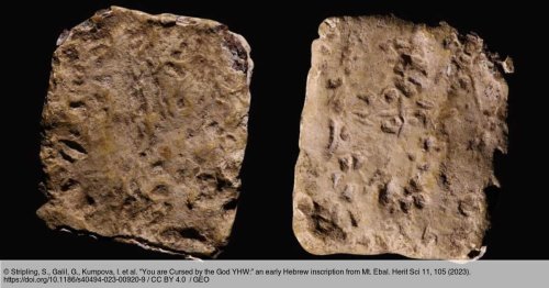 "Tablette maudite" ou simple plomb de pêche : controverse autour d'un artefact découvert sur le mont Ebal
