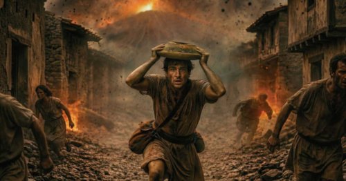 Le portrait d'un homme mort &agrave; Pomp&eacute;i reconstitu&eacute; gr&acirc;ce &agrave; l'IA