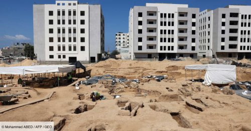 Découverte de 4 tombes romaines vieilles de 2.000 ans sur un chantier à Gaza
