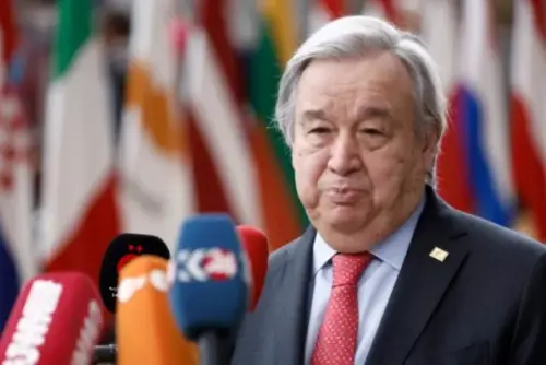 Guterres drängt zum Abschluss von UN-Wasserkonferenz zu entschlossenem Handeln