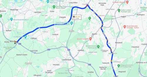 Full M25 diversion route mapped ahead of weekend closure at Wisley Interchange