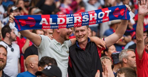 Plans for Aldershot FC stadium shake-up halts sale of some season tickets weeks after FA Trophy win