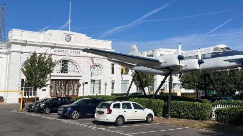 I visited an abandoned airport near Surrey and couldn’t believe what was still waiting in the terminal