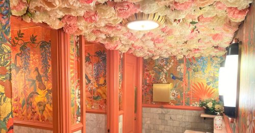 Stylish Surrey restaurant with amazing pink bathroom you'll want a selfie in