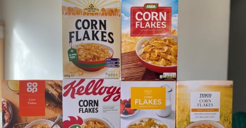 We compare Tesco, M&S, Lidl, Asda and Co-op corn flakes to Kellogg's