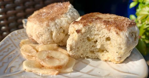 The healthy banana bread dough ball breakfast recipe that takes 60 seconds to cook