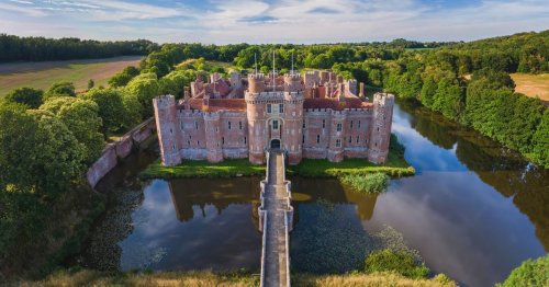 The romantic but difficult to pronounce castle near Surrey with grand gardens and a terrace café