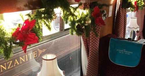 Christmas steam train rides near Surrey where children can meet Santa