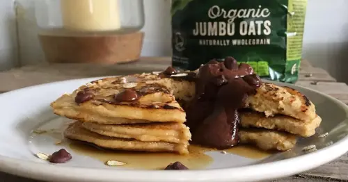 How to make pancakes using porridge oats instead of flour