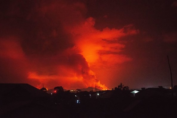 Flames from Nyiragongo