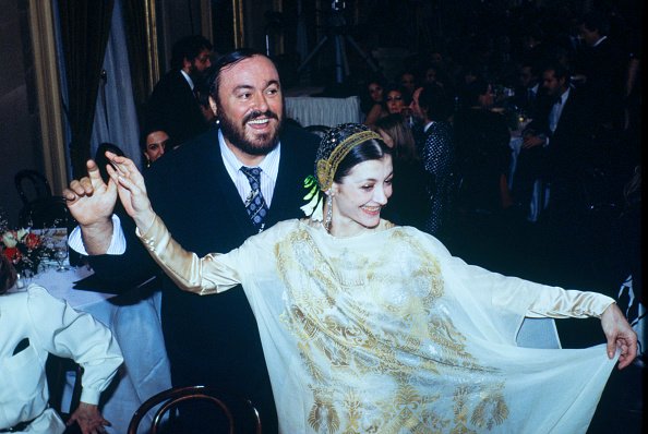 Carla Fracci e Luciano Pavarotti, 1998