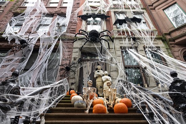 An Upper West Side home is decorated for Halloween