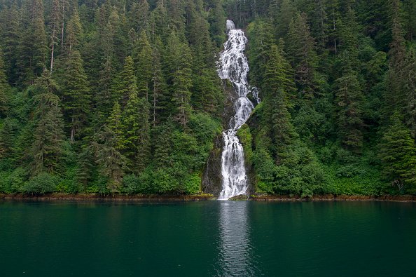 Waterfall in Tongass National Forest, Alaska