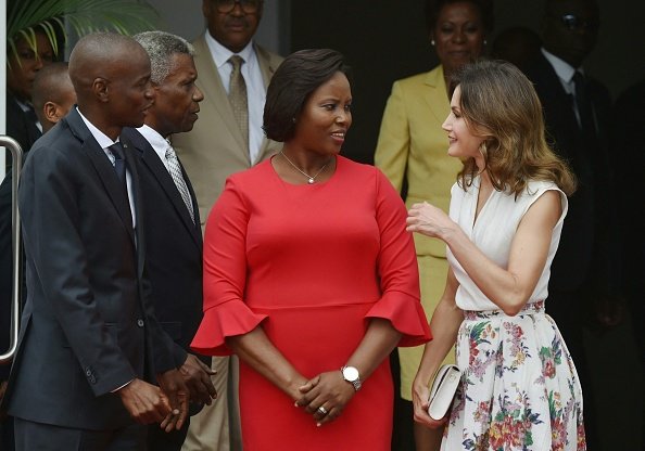 President Jovenel Moïse and Haitian First Lady Martine Moïse