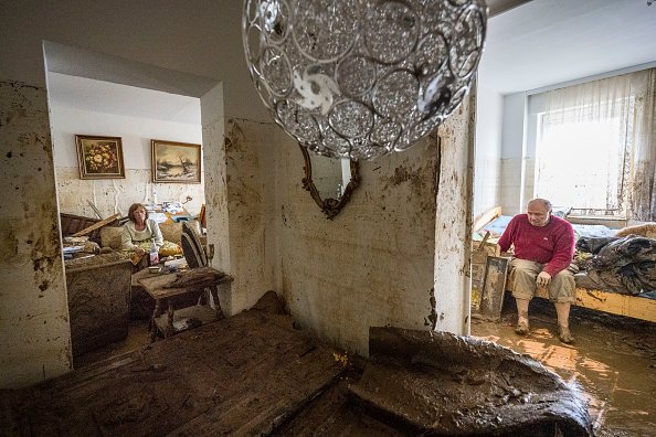 Flooded apartment's aftermath