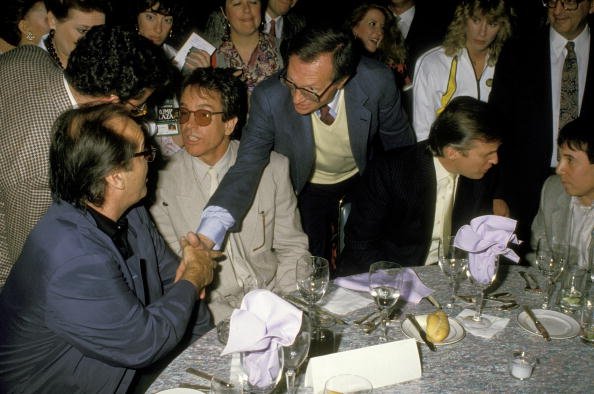 Jack Nicholson, Warren Beatty, Larry King, Donald Trump, Paul Simon, 1998
