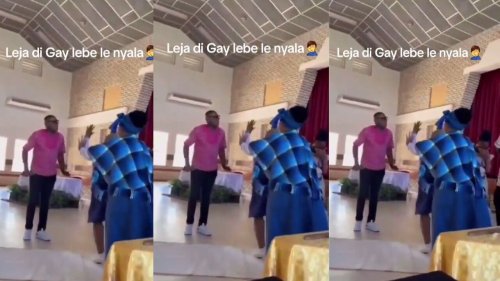 Heartbroken gay man disrupts his boyfriend’s wedding after finding out the love of his life is marrying a woman (Video)
