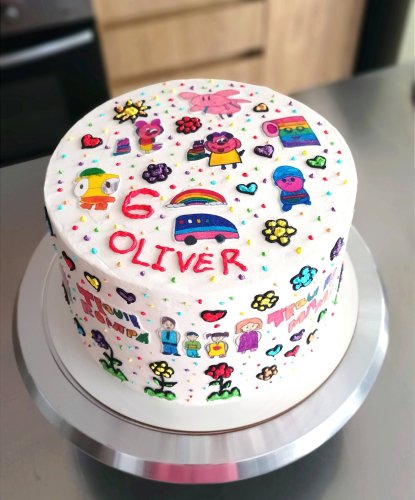 Come preparare una deliziosa Torta Arcobaleno.