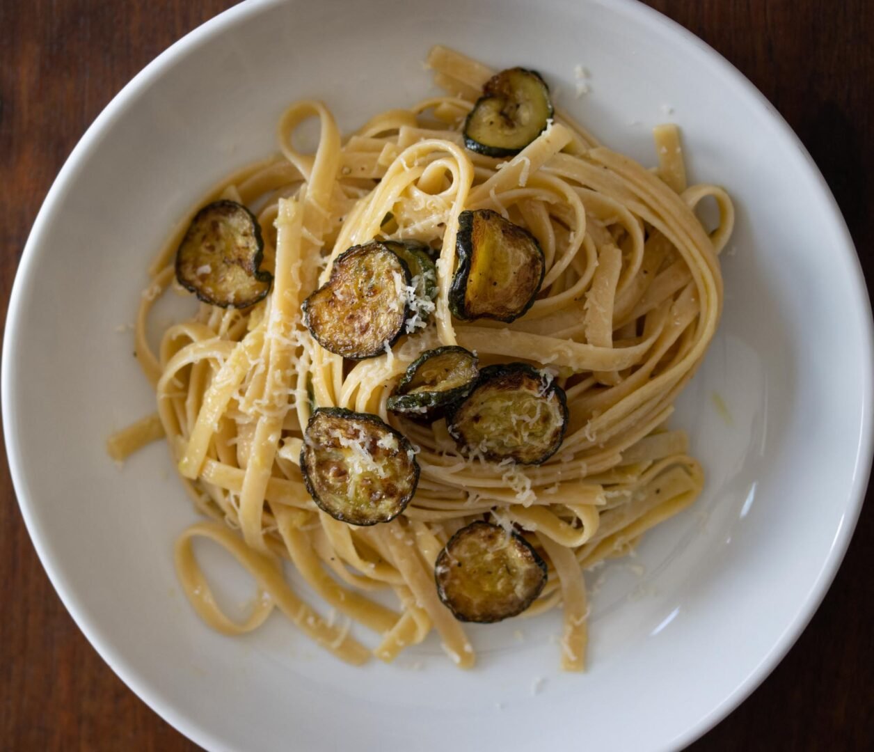Zucchini Pasta with Provolone