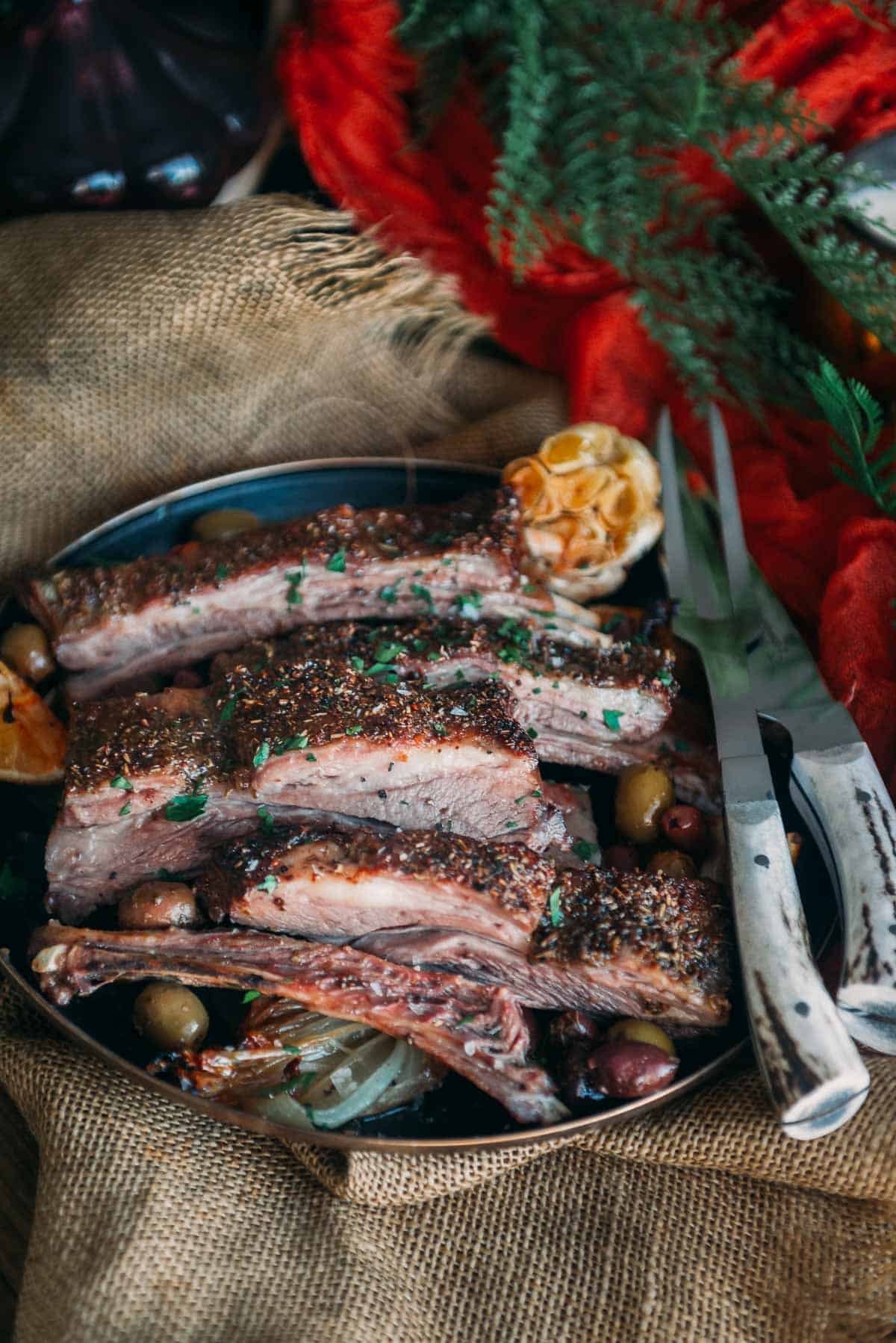 Grilled Lamb Ribs