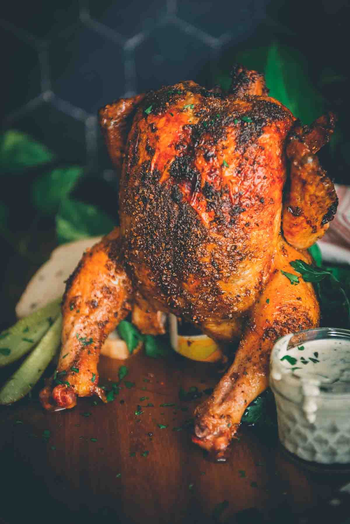 Smoked Beer Can Chicken