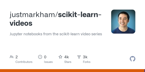 scikit-learn-videos/README.md at master · justmarkham/scikit-learn-videos