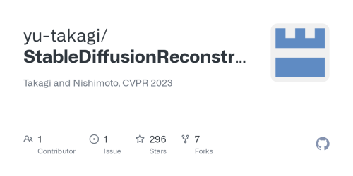 GitHub - yu-takagi/StableDiffusionReconstruction: Takagi and Nishimoto, CVPR 2023