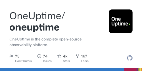 GitHub - OneUptime/oneuptime: OneUptime is the complete open-source observability platform.