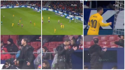 The day Diego Simeone could only applaud after Leo Messi broke Atletico hearts with late magic