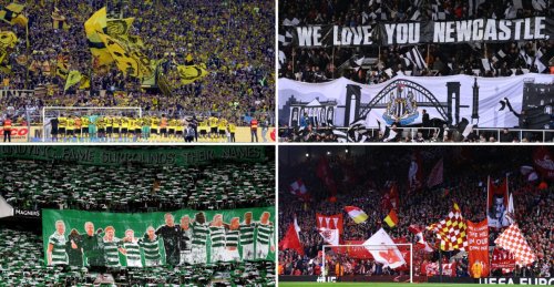 The 15 European stadiums with the best atmosphere have been named