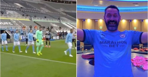 Scott Carson receives guard of honour on Man City debut ...