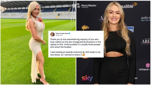 Laura Woods backs fellow TV presenter Emma Jones after she receives criticism for outfit