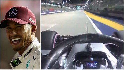 Lewis Hamilton’s stunning pole lap at the Singapore GP
