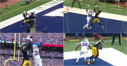 Never forget when Diontae Johnson pulled off this incredible catch against the Bills.