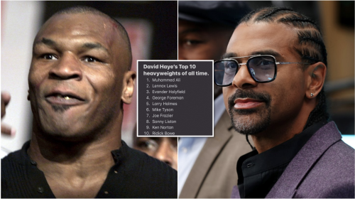 David Haye has explained why he doesn’t think Mike Tyson is a top five heavyweight