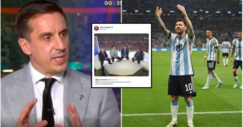 Jamie Carragher shows no mercy to Gary Neville after Lionel Messi comments