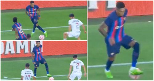 Fans are drooling over Raphinha turning player inside-out with silky footwork for Barca