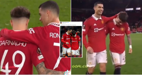 Cristiano Ronaldo & Alejandro Garnacho shared wholesome moment after