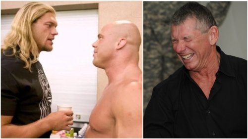 Kurt Angle tells story of prank Vince McMahon played on Edge that made him say ‘holy s**t’