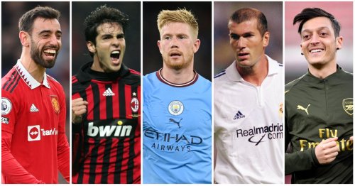 De Bruyne, Zidane, Ozil: Who is the most prolific No. 10 of the 21st ...