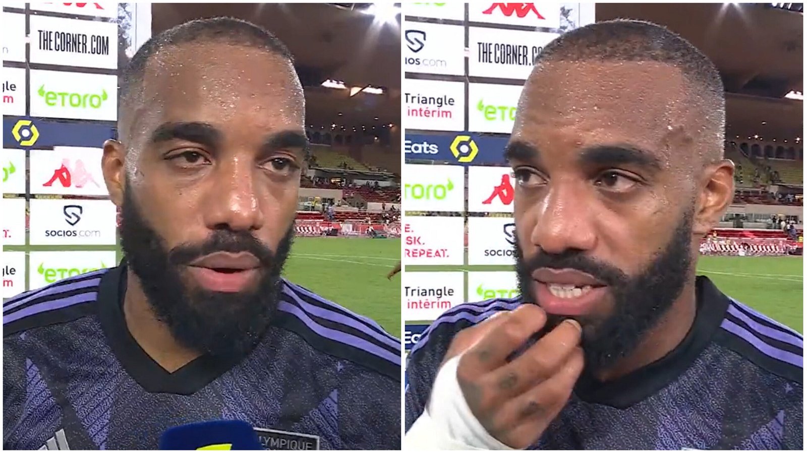 Alexandre Lacazette goes viral after completely losing his voice in  unfortunate interview - Sportings News