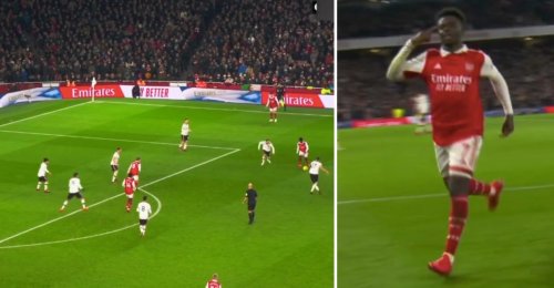 Bukayo Saka Copies Marcus Rashford's Celebration After Screamer During ...