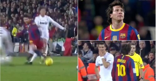 Lionel Messi produced ‘one of football’s coldest moments’ after Ramos’ horror tackle in Clasico