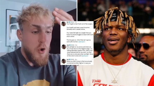 KSI dismantles Jake Paul in lengthy Twitter war of words after Alex Wasabi fight cancellation