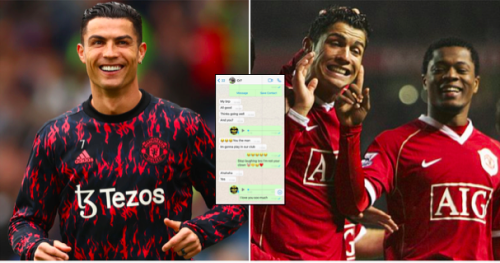 Patrice Evra posted WhatsApp conversation he had with Cristiano Ronaldo about Man Utd return