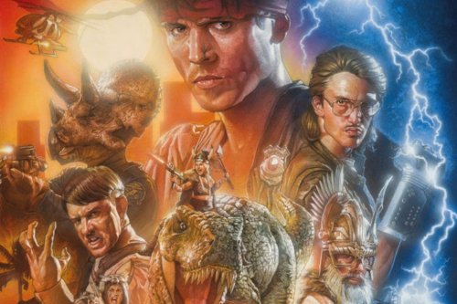 Arnold Schwarzenegger Riding a Dinosaur Is Somehow Normal in Wild Leaked Footage From Kung Fury 2