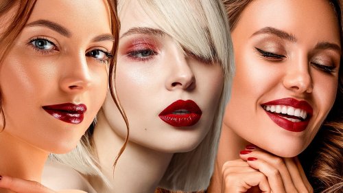 Dark Red Lipstick Is The Statement Color Trend For Fall 2023 - Glam
