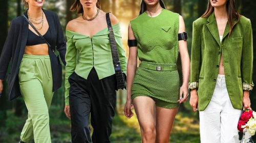 Prada Is Making Moss Green The Trendiest Color Of Fall 2023 - Glam