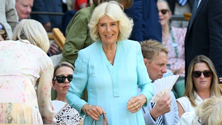 Queen Camilla's 2026 Wimbledon Wedges Are Perfect For Older Women Who Want A Subtle Lift