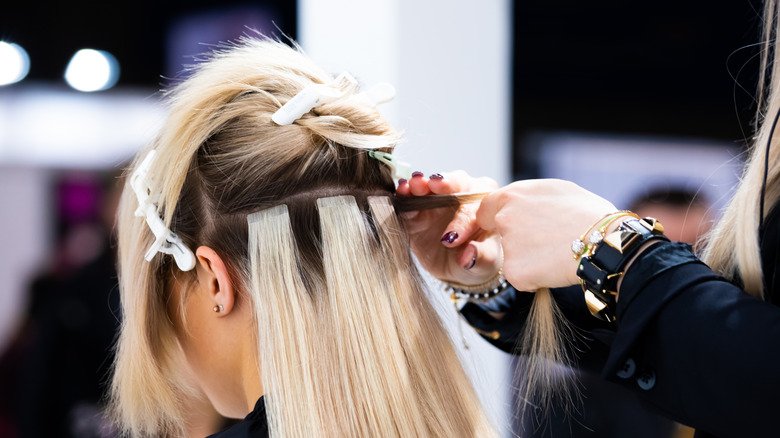 Re-Tape Your Hair Extensions With Ease Using This Simple Hack